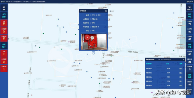 可视化消防系统监控图